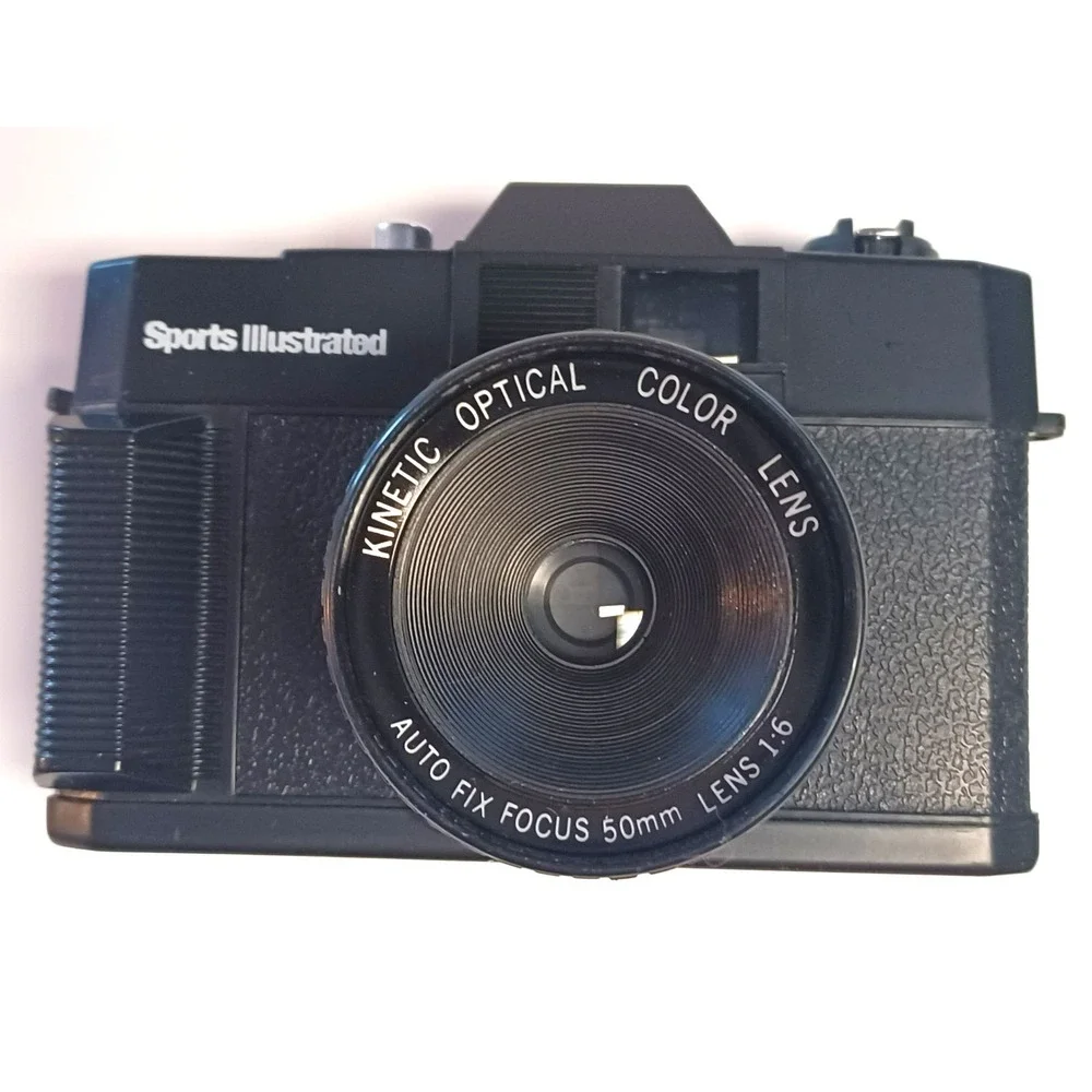Vintage Sports Illustrated Promotional Give Away 35MM Camera w/ Case & Strap NOS